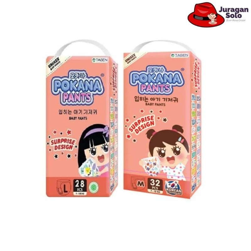 Popok Celana Pokana M32 / L28 / XL24