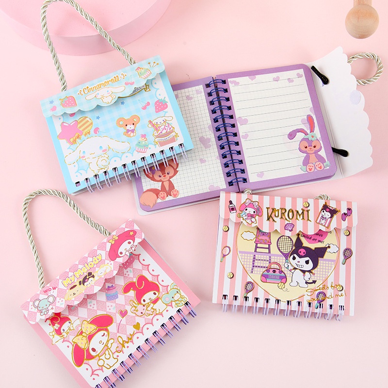 

( LUCKYSANRIO24 ) (70LMBR) RING NOTE BOOK NEW EDITION MOTIF SANRIO / BUKU NOTE TALI CINNAMOROL MELODY KUROMI