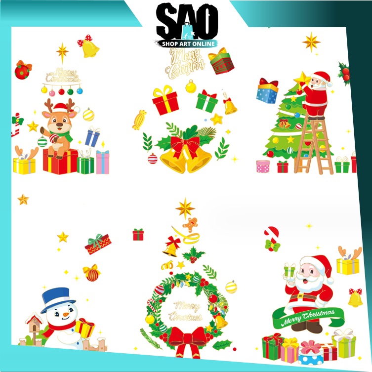 

SAO - 6060 Stiker Jendela Kaca Motif Natal / Stiker Motif Natal Xmas / Hiasan Stiker Jendela / Hiasan Dekorasi Motif Christmas