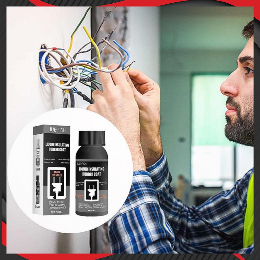 

Lem Kabel Listrik Liquid Insulating Rubber Coat Glue 50ml PK312