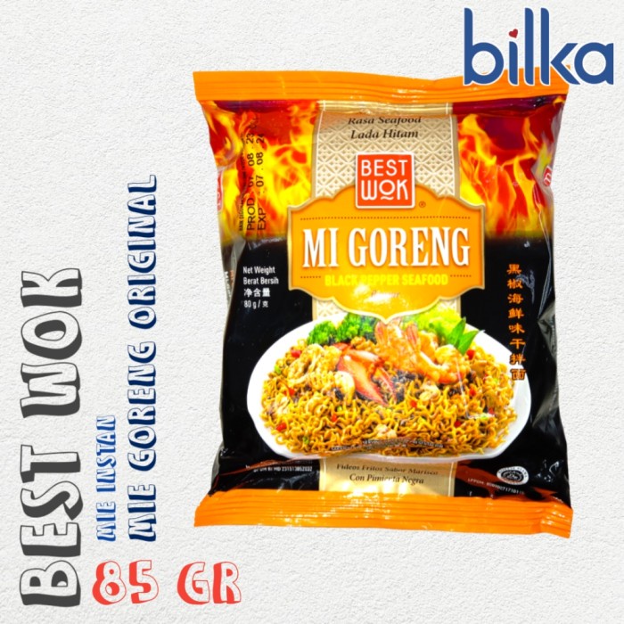 

BEST WOK Mie Goreng Black Pepper Seafood 80gr