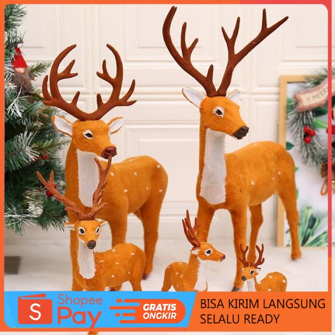 

Diskon Natal Verricrist Patung Rusa Tanduk Pajangan Raindeer Rudolf Rusa Natal Kado Christmas Limited Edition Promo 12.12