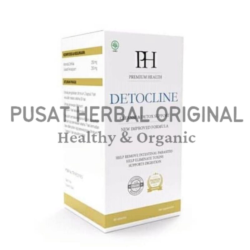 Obat Herbal DETOCLINE Supplement Pembasmi Parasit Asli Original Import( Gratis Ongkir)