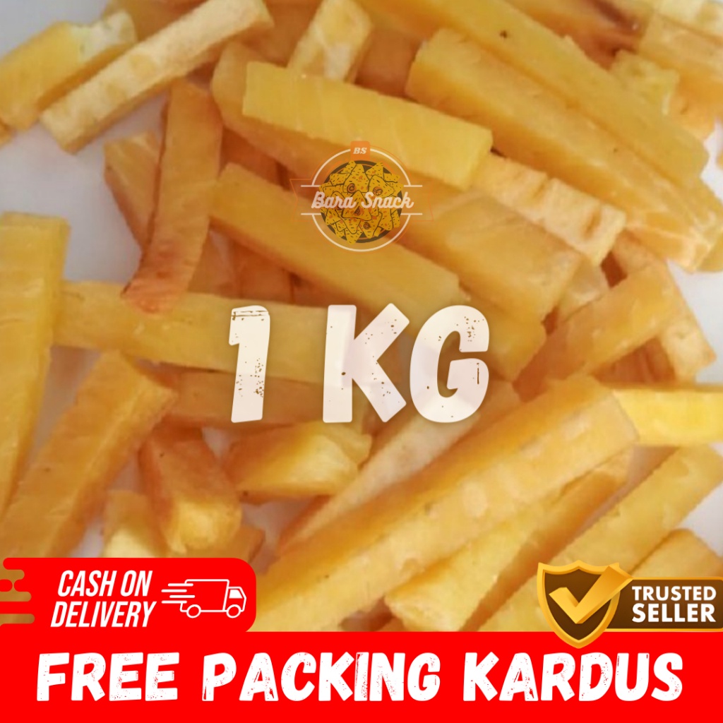 

[ 1KG ] Stick / Stik Sukun Medium Grade B Renyah & Gurih / Camilan Snack Kiloan Murah -K