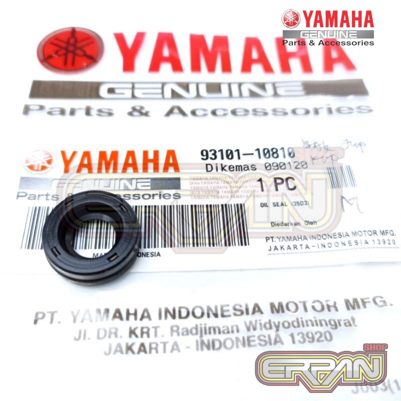 SEAL BAK KOPLING JUPITER Z. VEGA R NEW 93101-10810 ORIGINAL YGP YAMAHA GENUINE PARTS