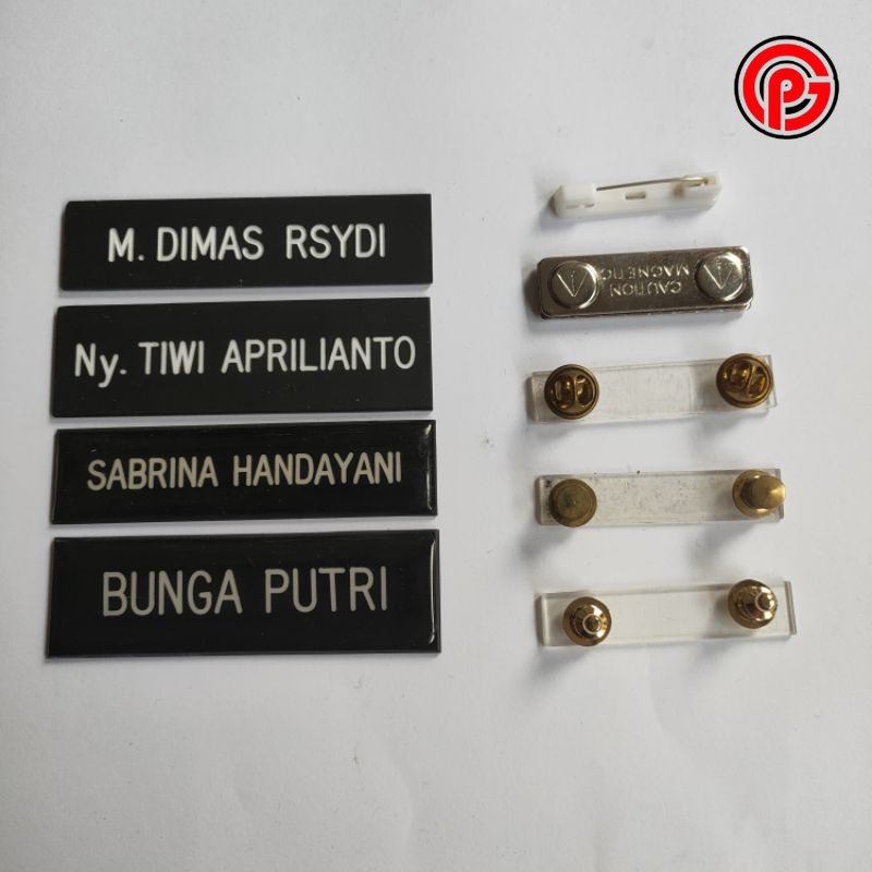 

Best Seller Nametag PNS / Nametag Akrilik Dop / Nametag Akrilik Murah / Nametag Murah / Nametag Gravir / Name Tag Gravir / Nametag Ukir / Name Tag Ukir / Nama Dada Gravir / Nama Dada Ukir