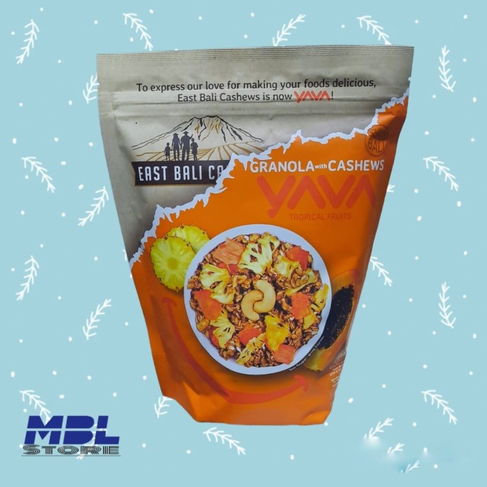 

✨PROMO✨ -East Bali Granola Yava 400 Gram - Cholate Vanilla