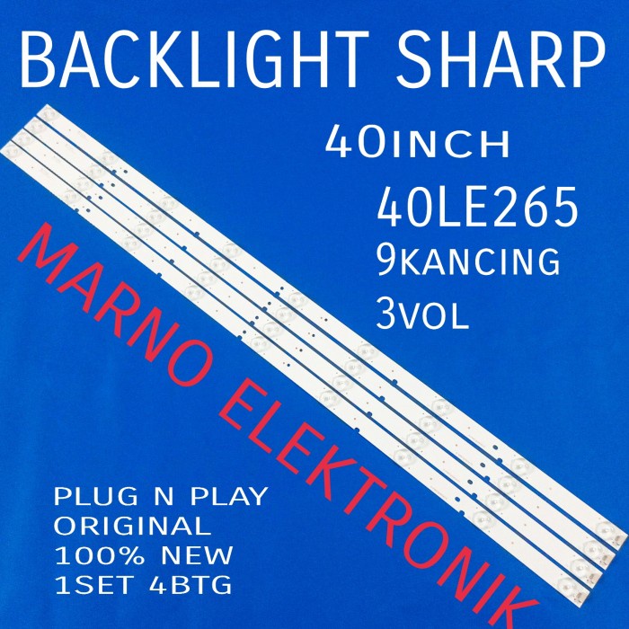 PART LAMPU BACKLIGHT TV SHARP 40IN LC 40LE265I LC-40LE265I BL LC 40LE265M