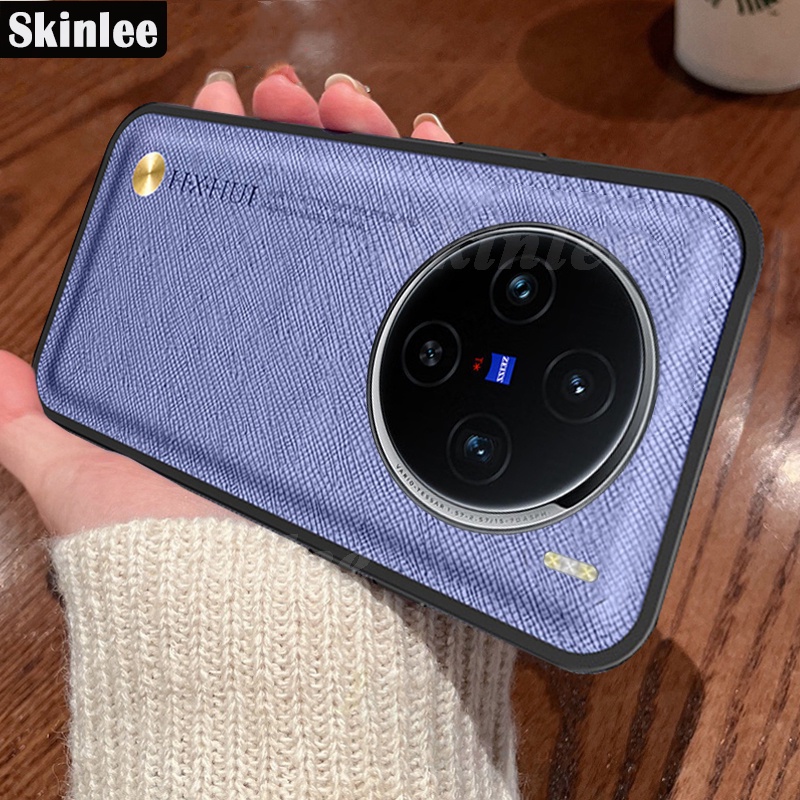 For VIVO X100 X200 Pro Mini V60 Lite Casing Case Shockproof Protective Heat Dissipation Cross Patter