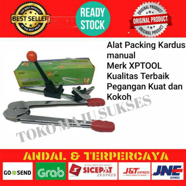 

ALAT PACKING KARDUS MANUAL PACKING MACHINE PAKING KLEM KARDUS TALI STRAPPING BAND PLASTIK XPTOOL
