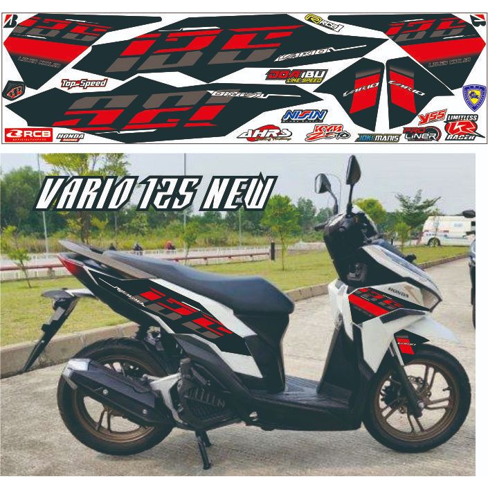 STRIPING VARIASI VARIO 2022 - 2023 / STIKER MOTOR HONDA VARIO NEW 125 / STRIPING