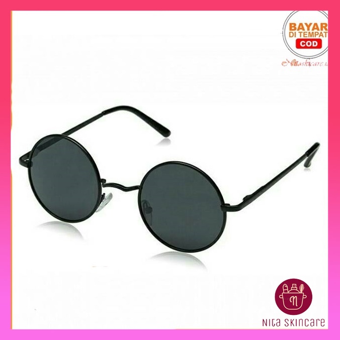 Kacamata hitam Kacamata Bulat Hitam Kacamata Korea Kacamata Hits Kacamata Boboho