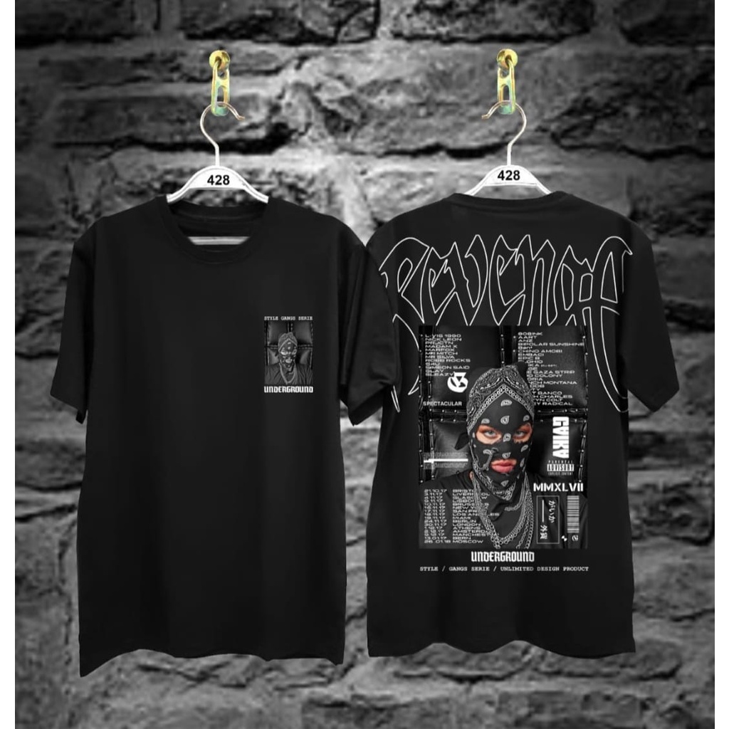 KAOS T-SHIRT PARTNER IN CRIME/KAOS DISTRO MOTIF TOPENG VIRAL TERLARIS TERMURAH / KAOS DISTRO KEKINIA