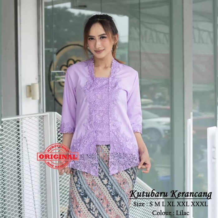 

ATASAN KEBAYA ENCIM KUTUBARU BORDIR KATUN TOYOBO SIZE S-XXXL LD 120 - GOLD, S