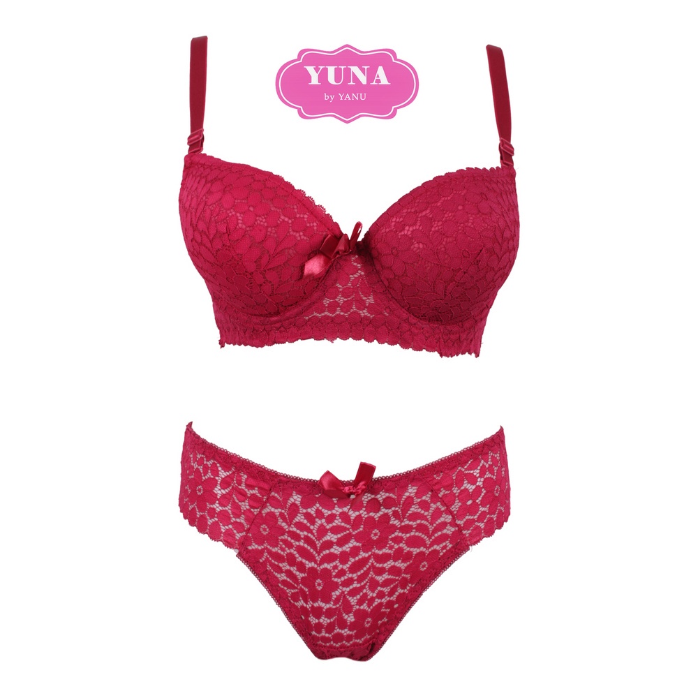 BraSet Brukat Yuna 2120 | Bra dan Cd | Size 36B- 42B