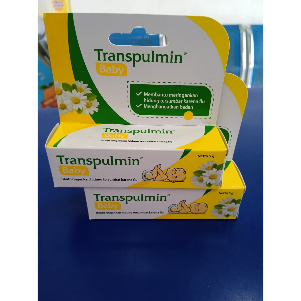 TRANSPULMIN BABY 5 GR BALSEM BAYI UNTUK MEREDAKAN DEMAM NYERI DAN FLU