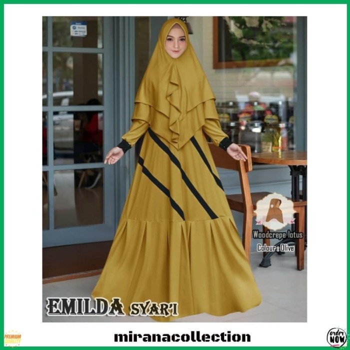 GAMIS SYARI FASHION WANITA EMILDA HIJAB MODERN TERLARIS