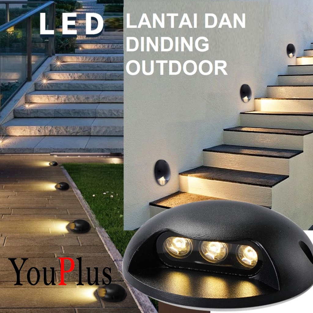 Lampu Lantai Dinding dan Lantai Outdoor  / lampu outdoor tahan air / lampu outdoor waterproof