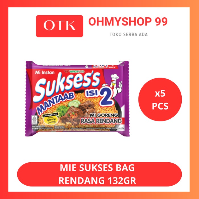 

Mie Sukses Rendang 5x132gr