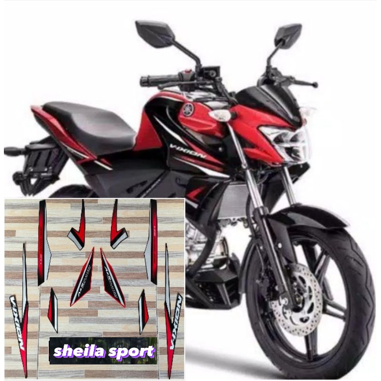 Striping vixion stiker Yamaha Vixion tahun 2018 2019 kualitas bagus