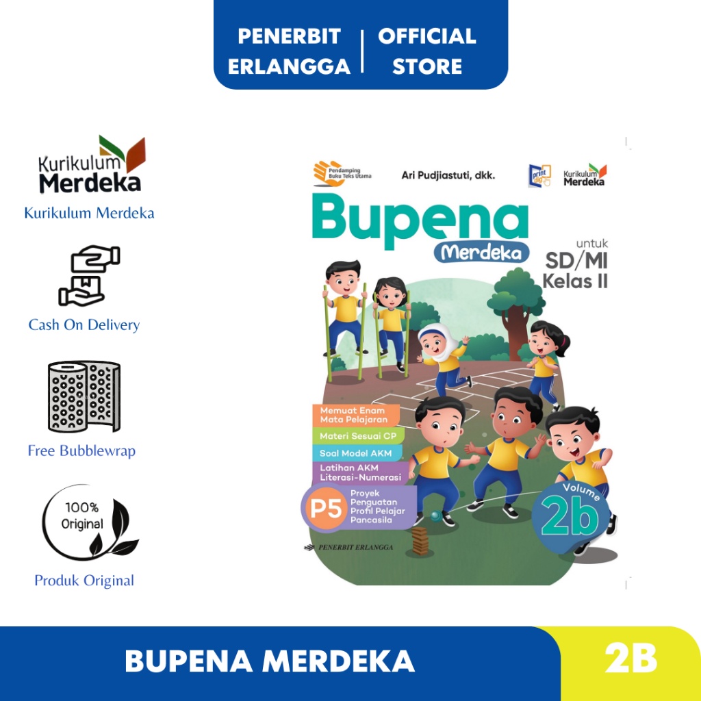 BUPENA MERDEKA SD/MI KELAS 2B KURIKULUM MERDEKA Erlangga