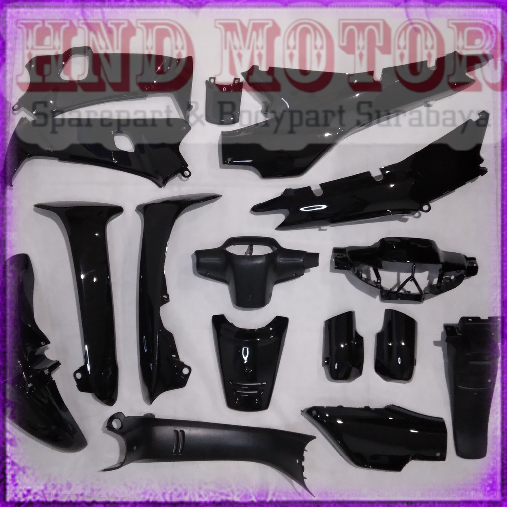 Full Body Supra X Lama 1996 1997 1998 1999 2000 2001 2002 Hitam WIN | complete set bodi supra x