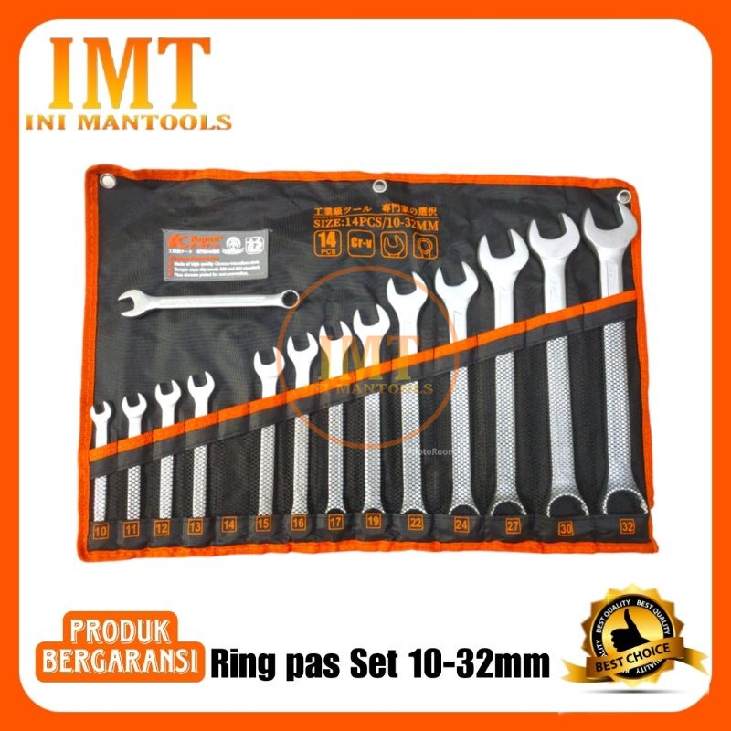 Kapusi Kunci Ring Pas Set 10-32mm Crv K-6158