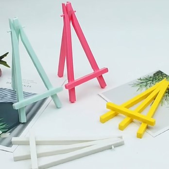 

[BS] Mini Easel Dudukan Kanvas Lukis / Mini Plastic Artist Display Easel/Stand To Display Pictures