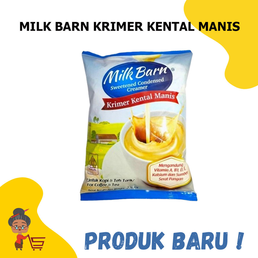 

MILK BARN KRIMER KENTAL MANIS 2.5KG / MILK BARN KRIMER KENTAL MANIS 1KG / MILK BARN