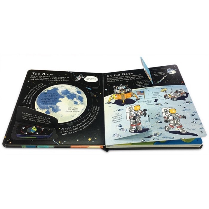 Usborne look inside space look inside trains buku anak  - Trains