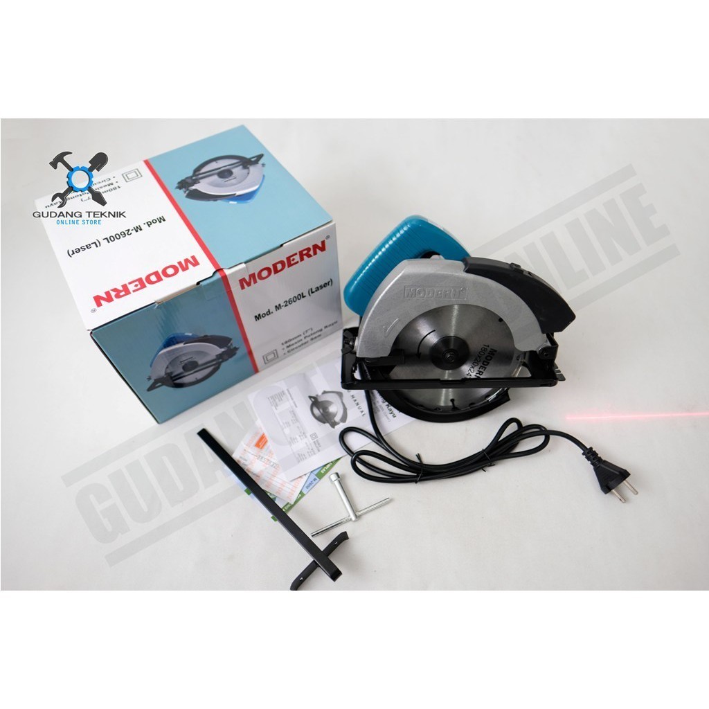 ORIGINAL Modern M-2600L / M2600L / Circular Saw Modern M 2600 L Mesin Potong Gergaji Kayu 7" Modern 