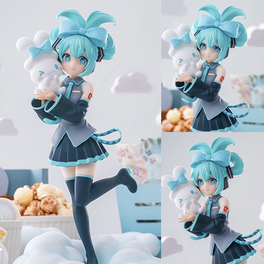 Figure Hatsune Miku X Cinnamonroll Vocaloid Anime Pajangan Koleksi