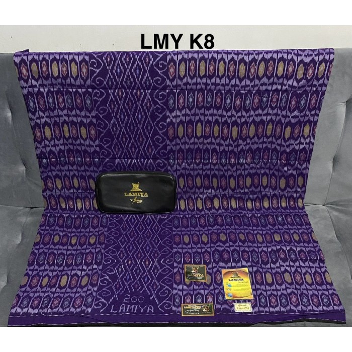 TERMURAH SARUNG LAMIYA JAHIT TENGAH 200 & 140 - LMY K8