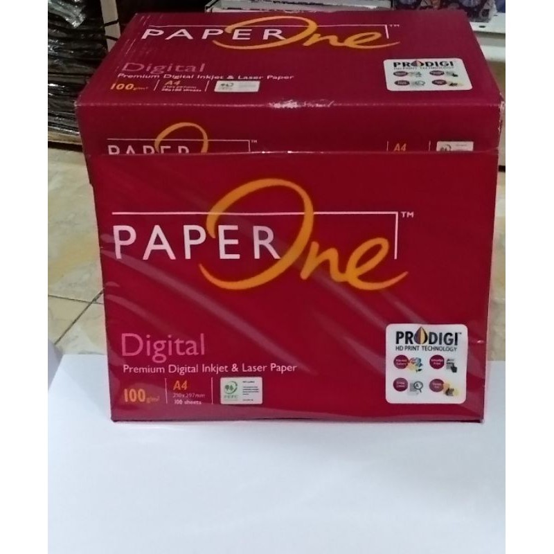 

KERTAS HVS PAPERONE A4 100GSM 100 SHEET