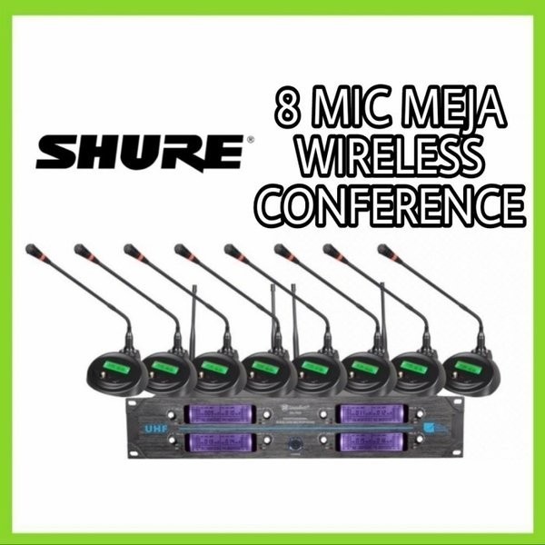 Distributor Mic Meja Wireless Conference 8 Mic Meja Wireless