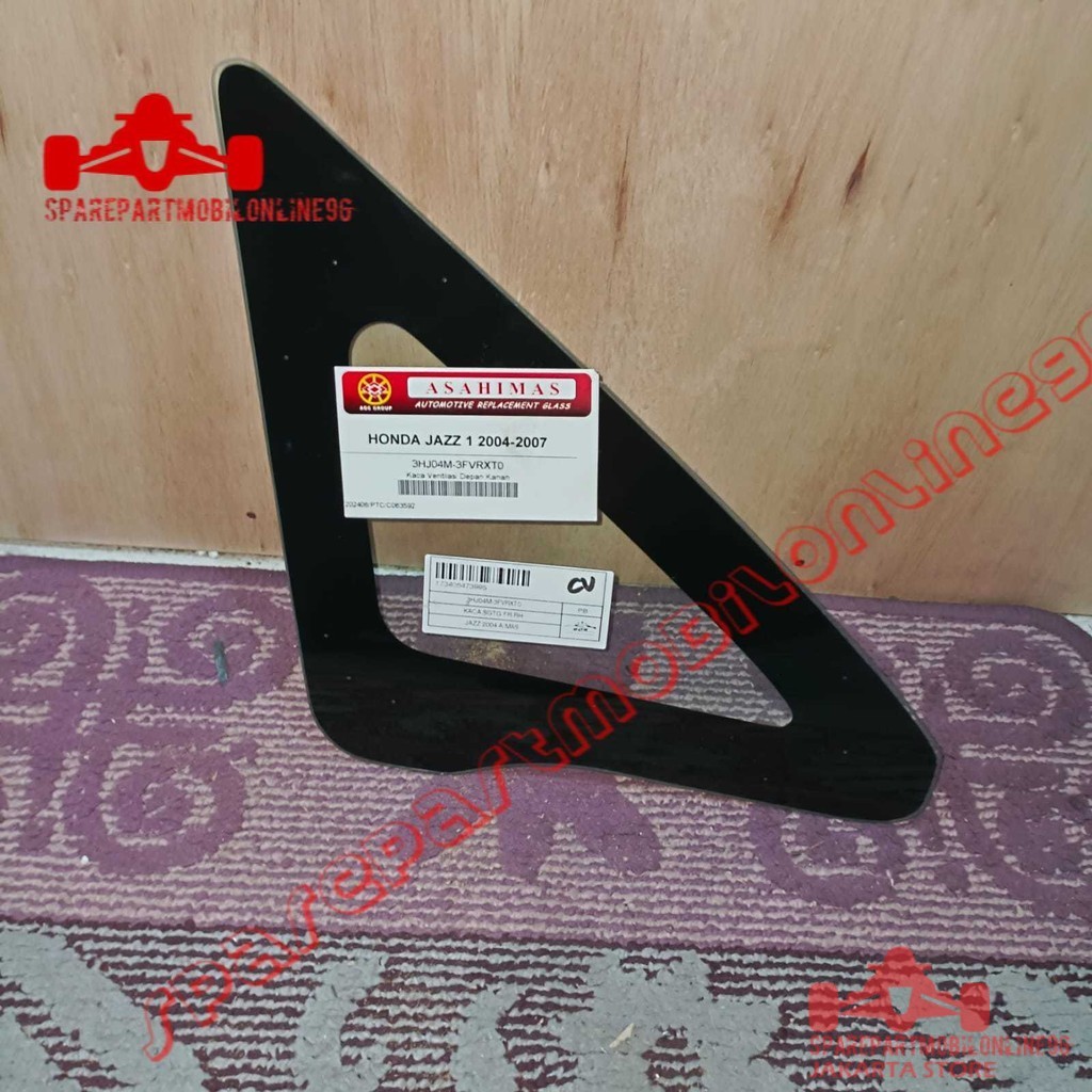 Kaca Segitiga Mati Depan Honda Jazz GD3 2004 2006 Asahi Mas