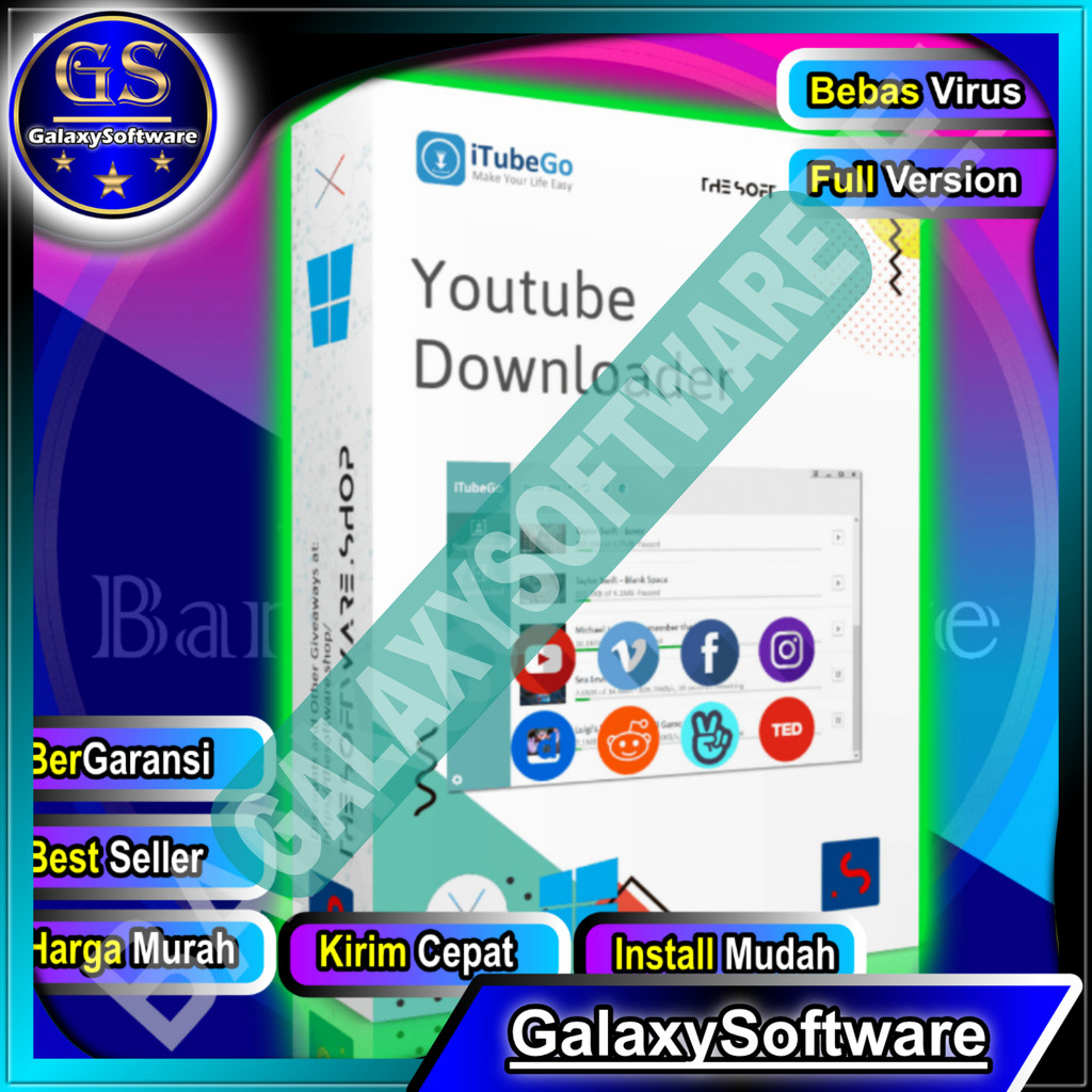 iTubeGo YouTube Downloader v9.4.0 2025 Windows | MacOS Lifetime Full Version download manager - Gala