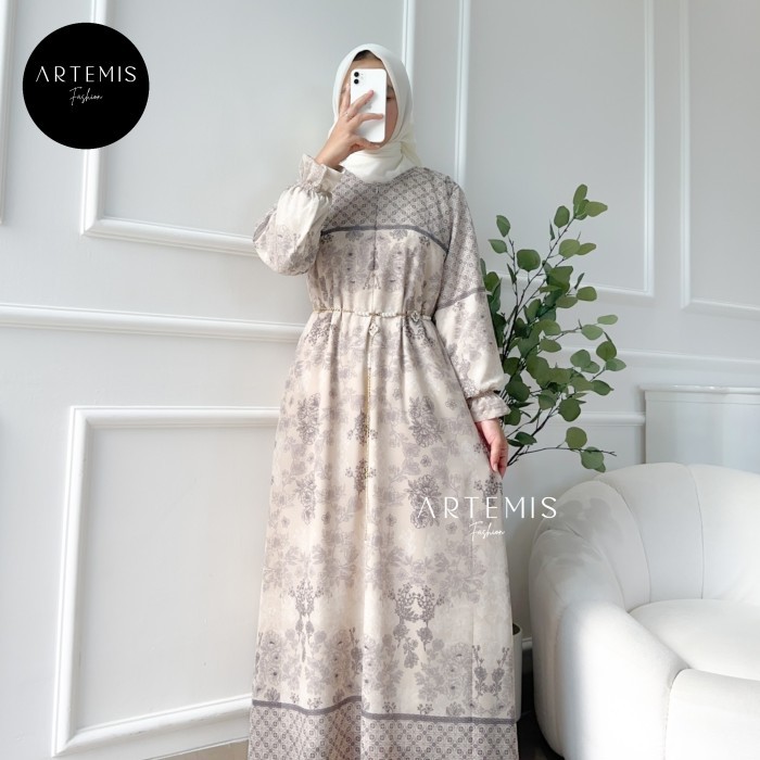 ✔SKY.LD✔ - SALE Artemis Fashion - MALVIN MAXI DRESS gamis tulle - leodra C