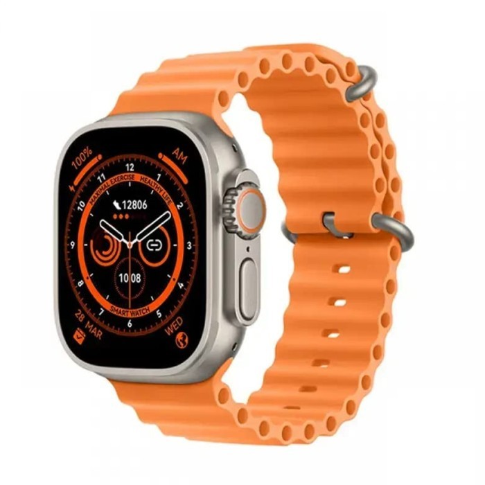 TERBARU Smartwatch Z55 Ultra Series8 Quality With Bluetooth Calling Waterproof - Orange
