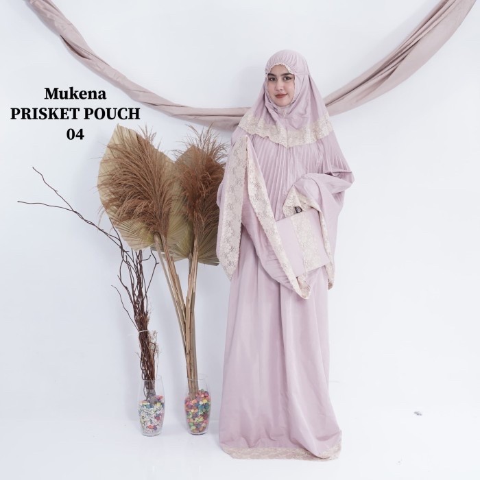 MUKENA CANTIK PRISKET RAJUT WHD KATUN MIKRO