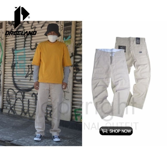 DREELAND Celana Fatique beige Fatigue pant