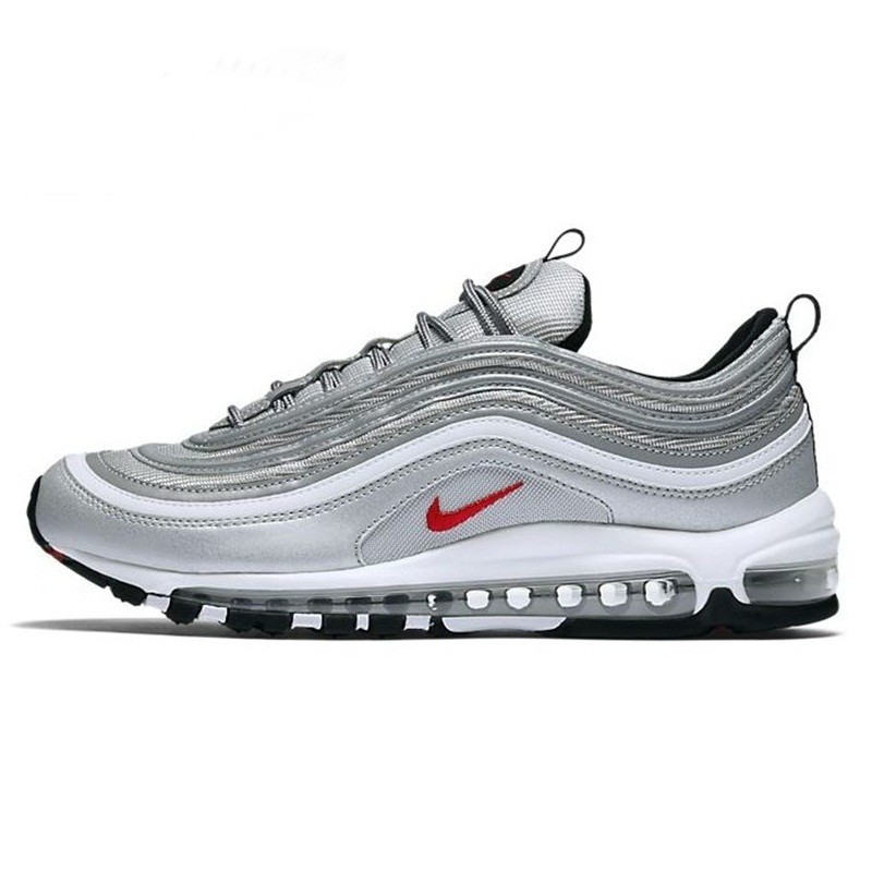 Nike Air Max AirMax 97 Silver Bullet Black White Anthracite Metallic Trainers Jogging Sports Sneaker