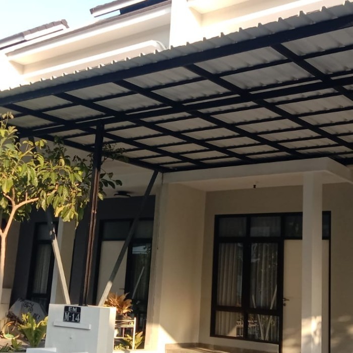 Pemasangan kanopi upvc alderon/upvc trimdeck