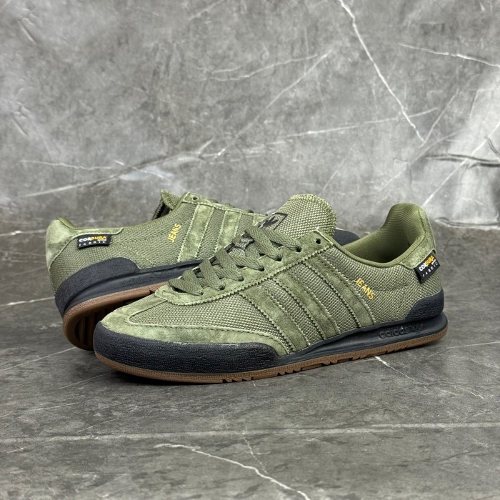 Sepatu ADIDAS Jeans Cordura Focus Olive Green Pantone Gum GX6951 (100% BNIB) Sneakers Pria Original 
