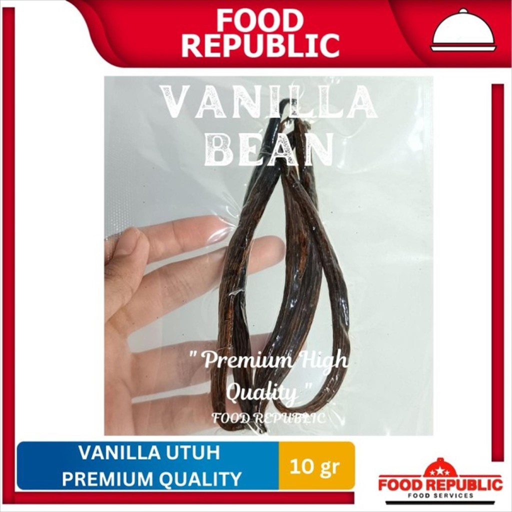 RB Vanilla Beans Gourmet Planifolia / Biji Vanilla Utuh Premium Quality
