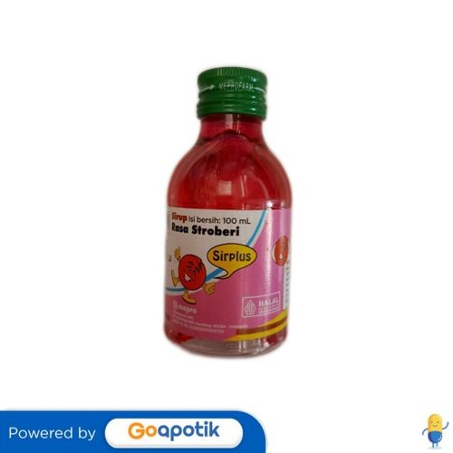 

Sirplus Rasa Strawberry Sirup 100 Ml