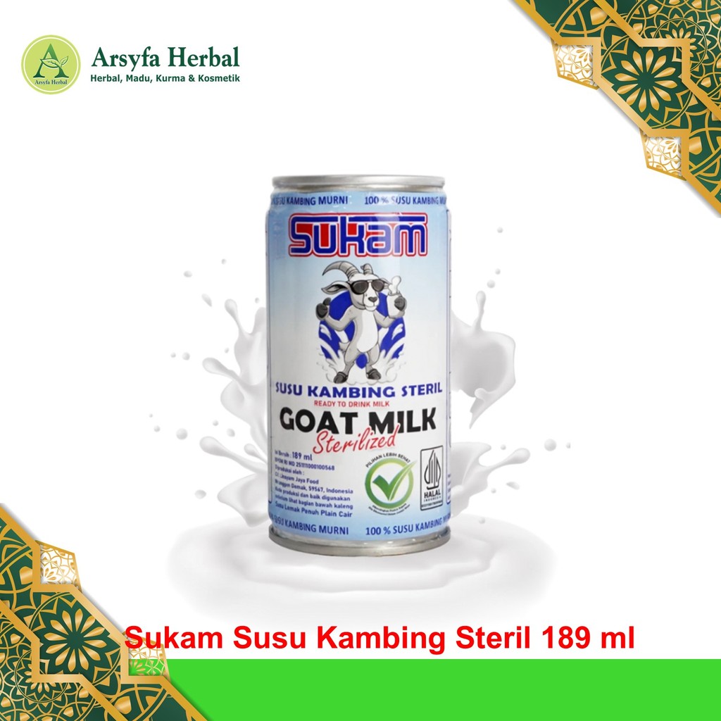 

SUKAM GOAT MILK- Susu Kambing Murni 189ml