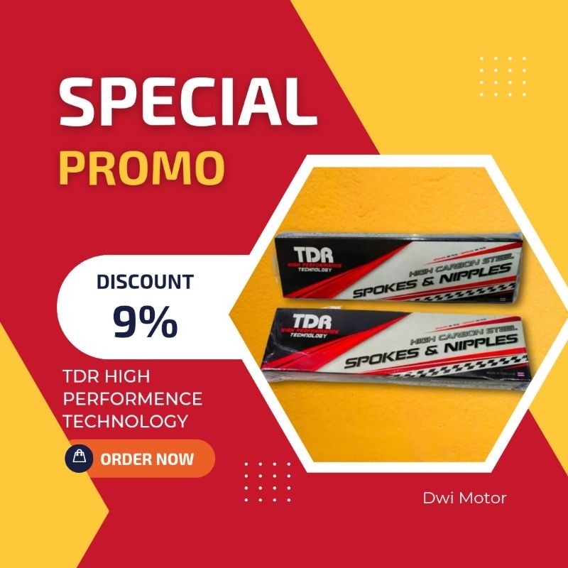 Ruji TDR Ring 17 Grand Astrea Supra x 125 Karisma Chrome Depan Belakang Jari Stainless ORIGINAL