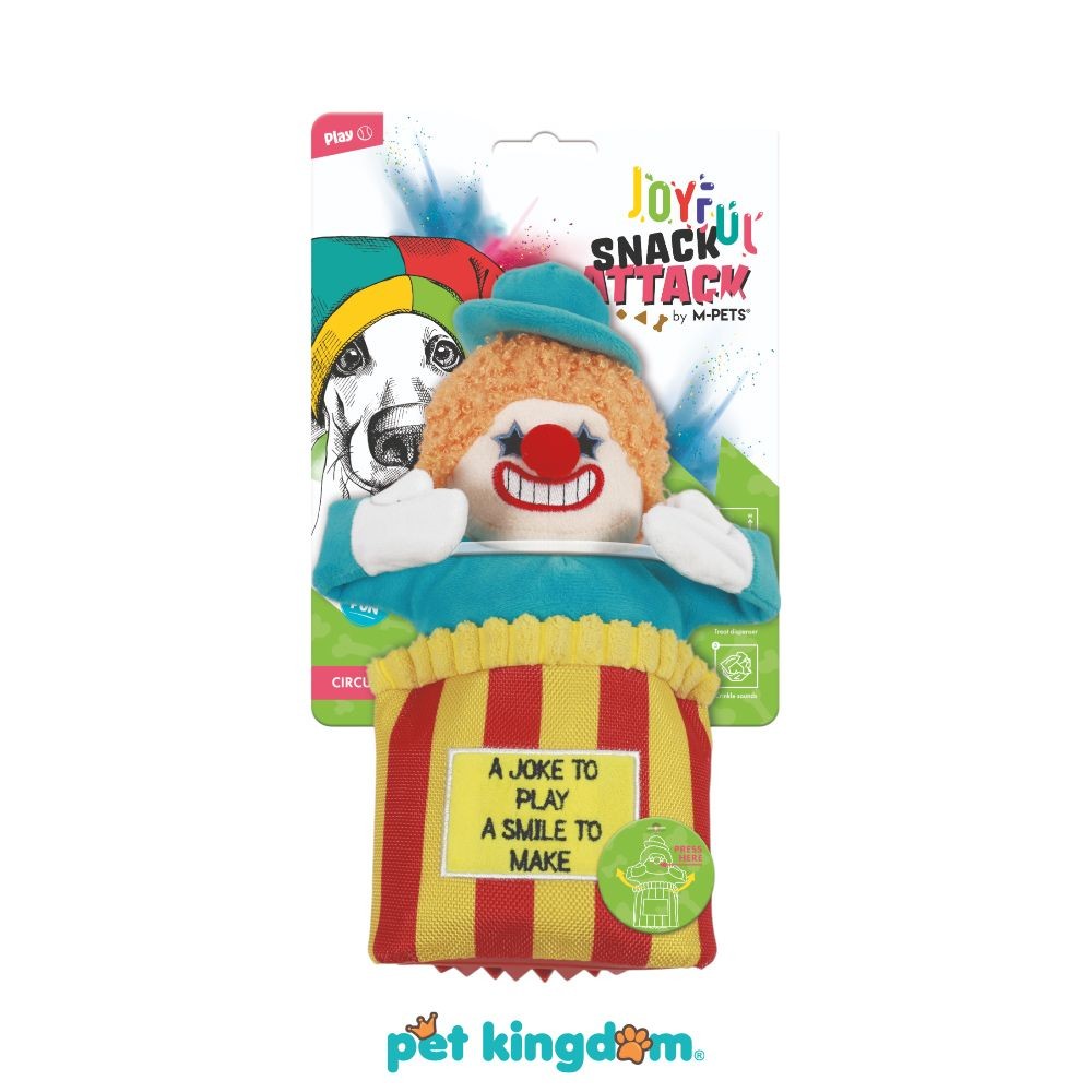 Pet Kingdom M-Pets Joyful Mainan Anjing Circus - Mix Boneka Anjing Gigitan Anjing Kunyah Anjing Hadi
