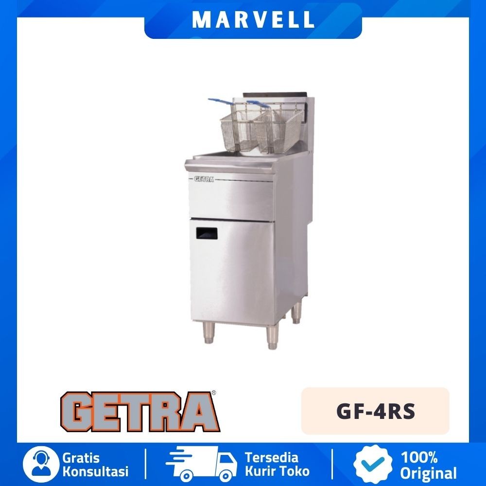 Getra GF-4RS Gas Deep Fryer Free Standing With Thermostat